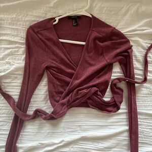 Forever 21 wrap around top